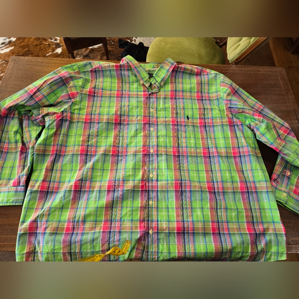 Men's Ralph Lauren 4XB Long Sleeve Button Down